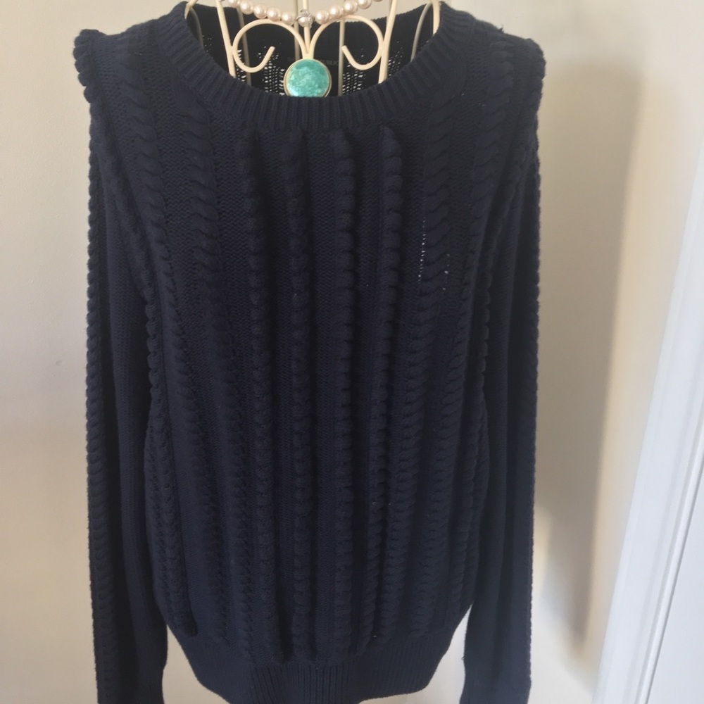 Navy Blue Banana Republic Small Sweater
